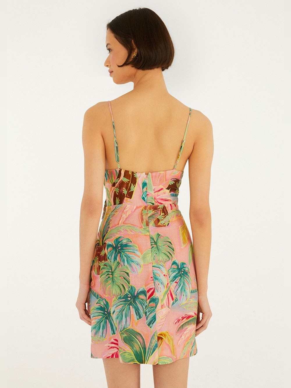 Farm Rio: Soft Pink Pool Time 3d Flowers Mini
Dress - Picture 2 of 8